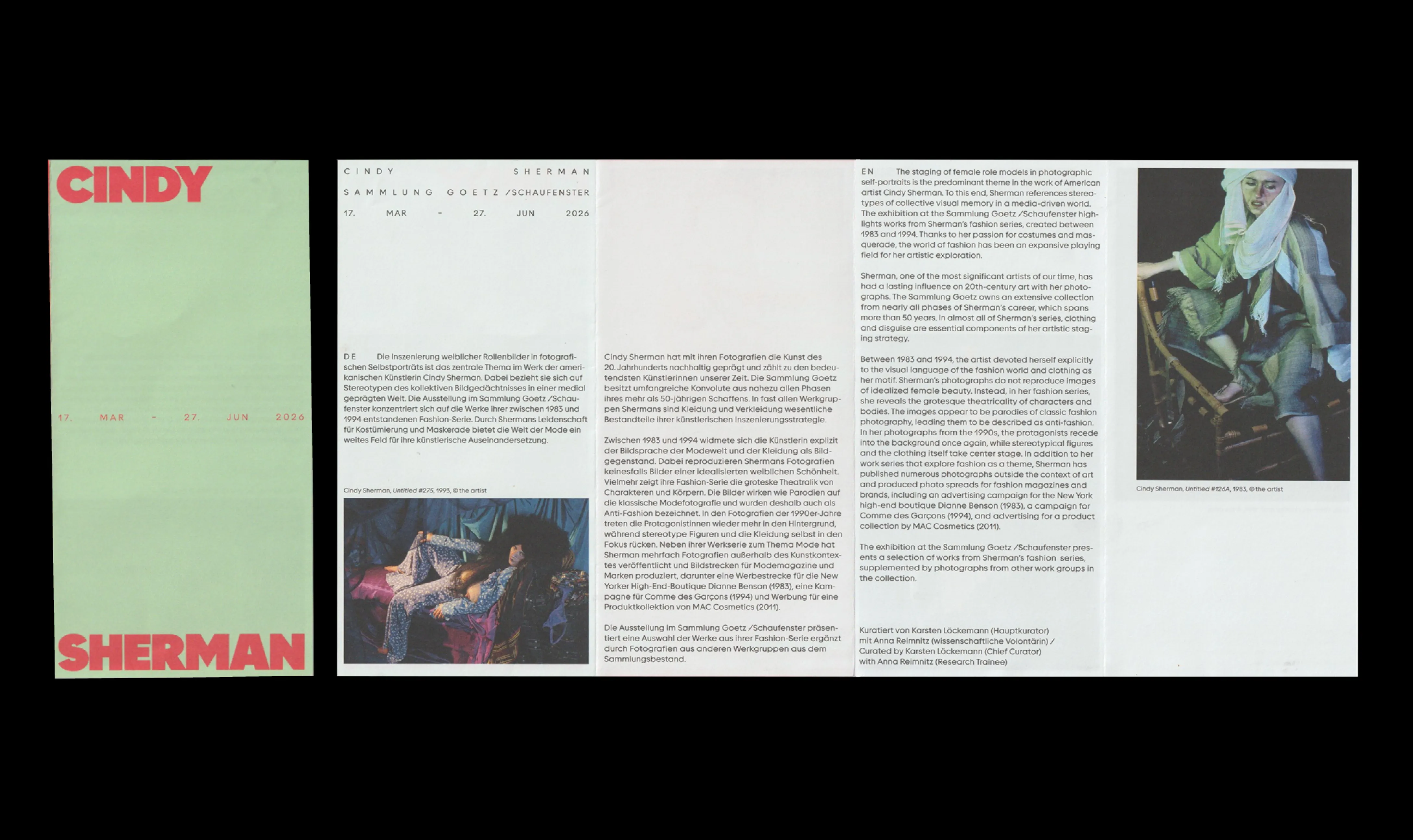 Cindy Sherman Flyer Scan